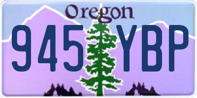 OR license plate 945YBP
