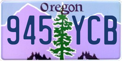 OR license plate 945YCB