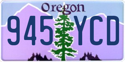 OR license plate 945YCD