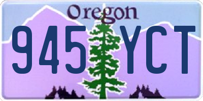OR license plate 945YCT
