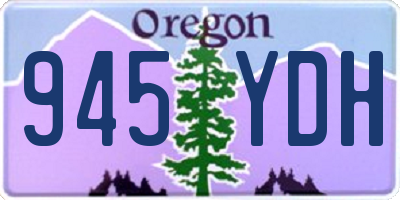 OR license plate 945YDH