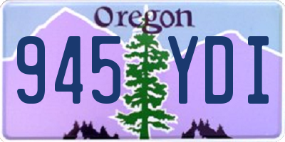 OR license plate 945YDI