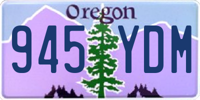 OR license plate 945YDM