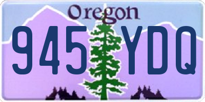 OR license plate 945YDQ