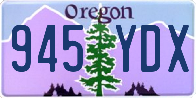 OR license plate 945YDX