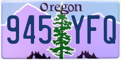 OR license plate 945YFQ