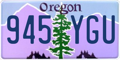 OR license plate 945YGU