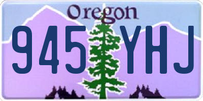 OR license plate 945YHJ