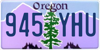 OR license plate 945YHU