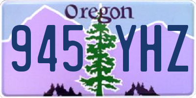 OR license plate 945YHZ
