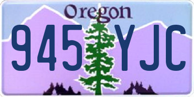 OR license plate 945YJC