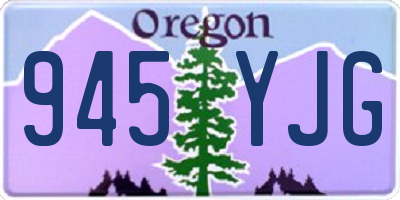 OR license plate 945YJG