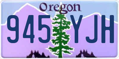 OR license plate 945YJH