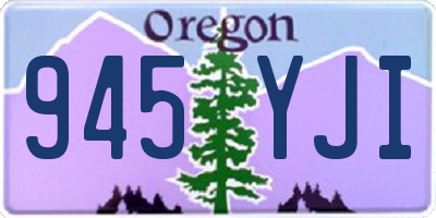 OR license plate 945YJI
