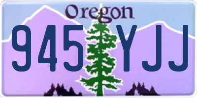 OR license plate 945YJJ
