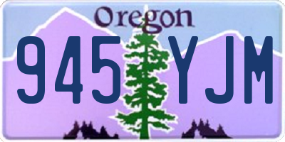 OR license plate 945YJM