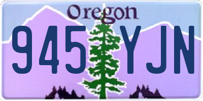 OR license plate 945YJN