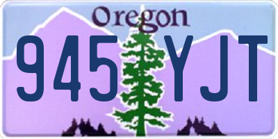 OR license plate 945YJT
