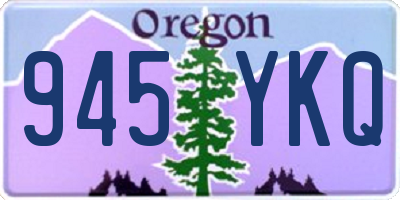 OR license plate 945YKQ