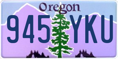 OR license plate 945YKU