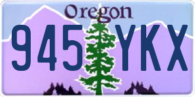 OR license plate 945YKX