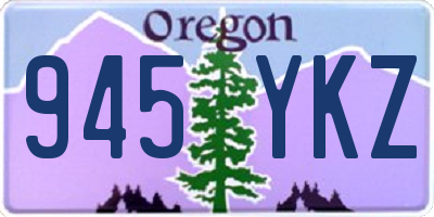 OR license plate 945YKZ