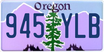 OR license plate 945YLB
