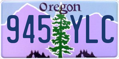 OR license plate 945YLC