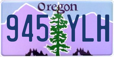 OR license plate 945YLH