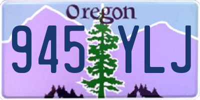 OR license plate 945YLJ