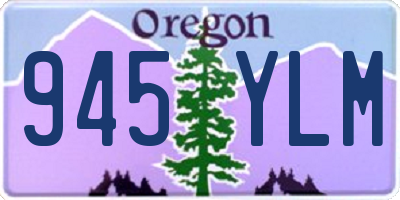 OR license plate 945YLM