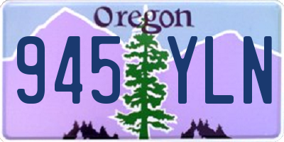 OR license plate 945YLN