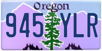 OR license plate 945YLR