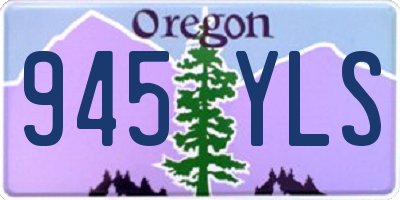 OR license plate 945YLS