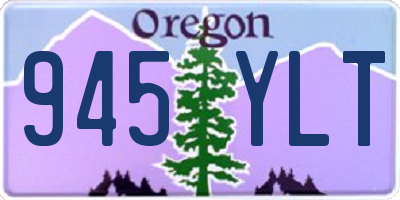 OR license plate 945YLT