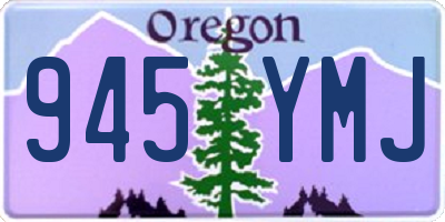 OR license plate 945YMJ