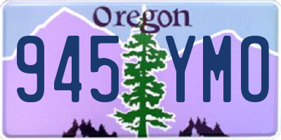 OR license plate 945YMO