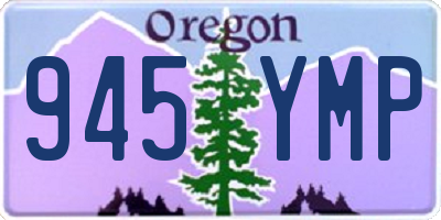 OR license plate 945YMP