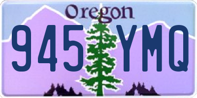 OR license plate 945YMQ