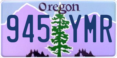 OR license plate 945YMR