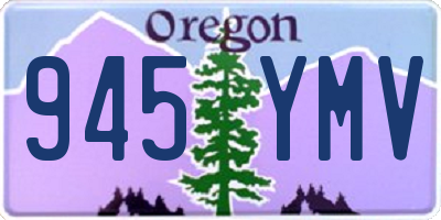 OR license plate 945YMV