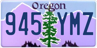 OR license plate 945YMZ