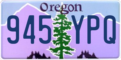 OR license plate 945YPQ