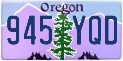 OR license plate 945YQD