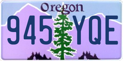 OR license plate 945YQE