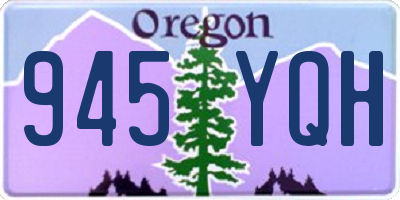 OR license plate 945YQH