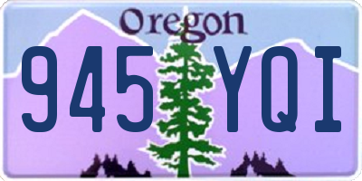 OR license plate 945YQI