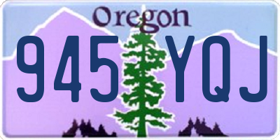 OR license plate 945YQJ