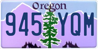 OR license plate 945YQM