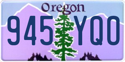 OR license plate 945YQO